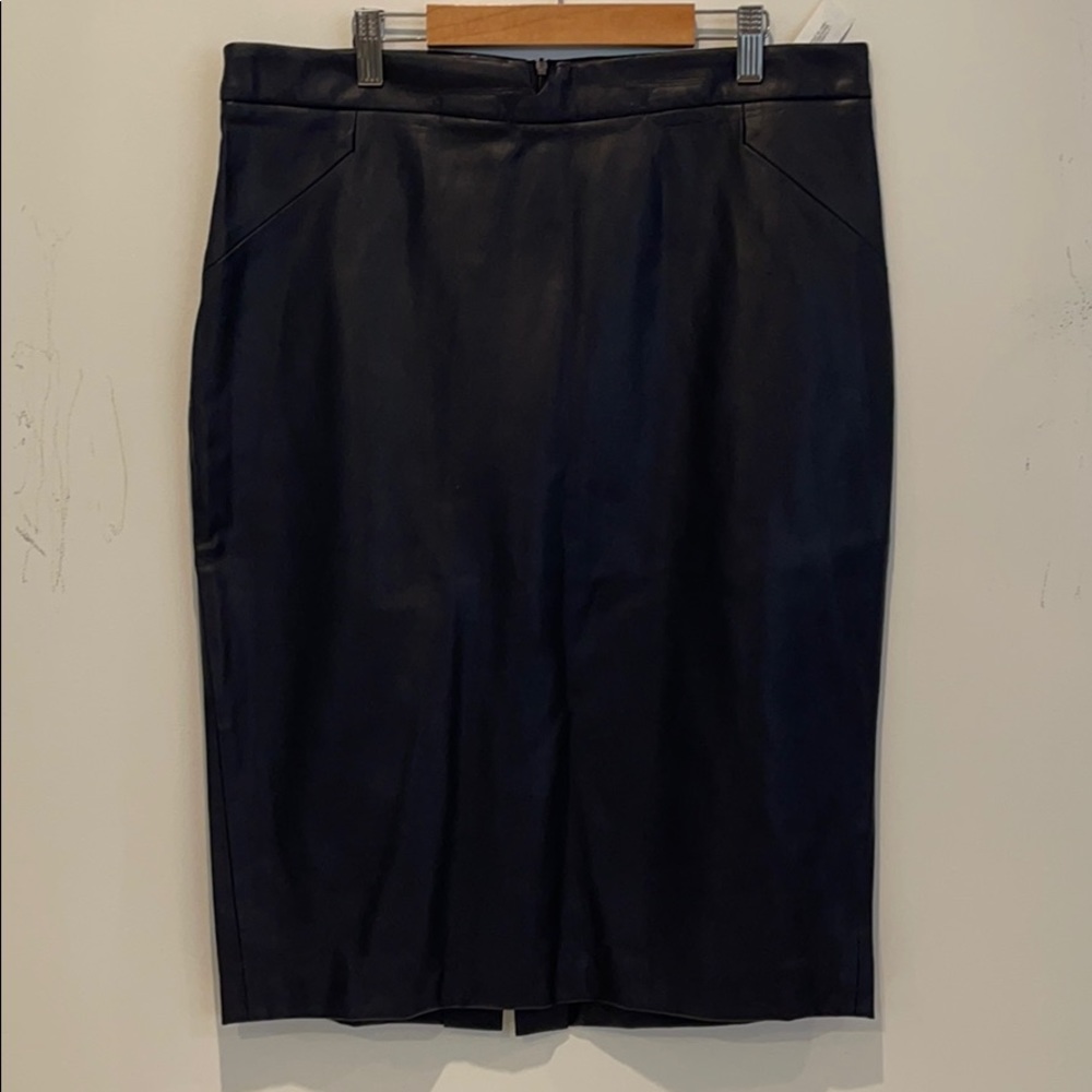 Zara faux leather skirt